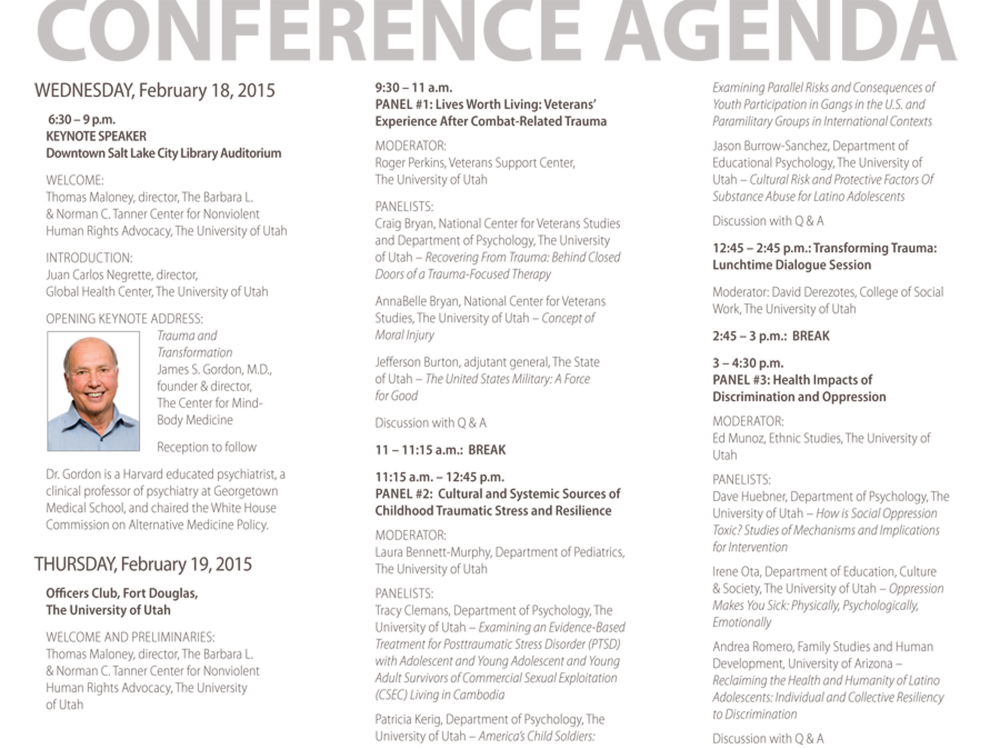 Conference Schedule