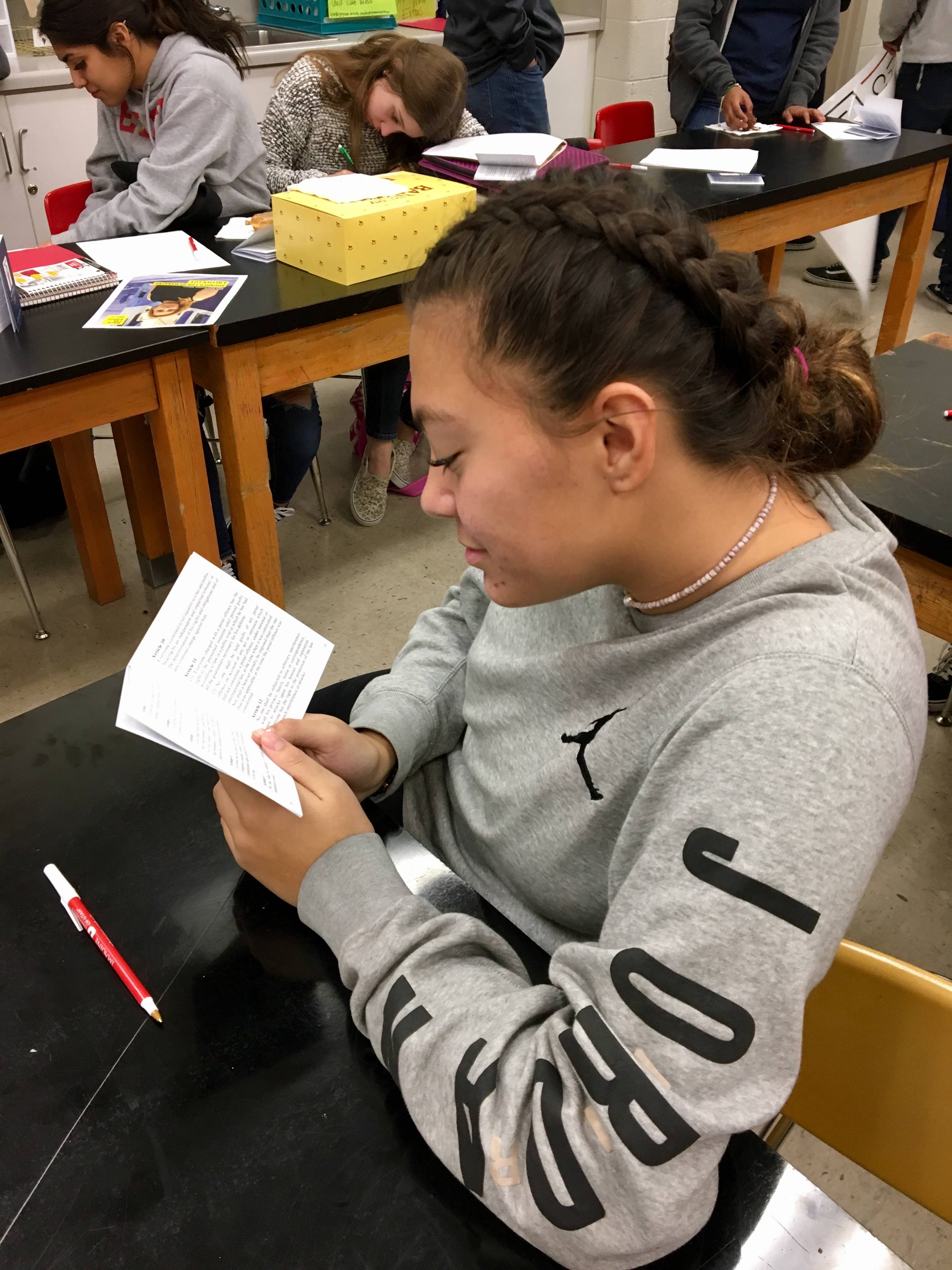 East High reading 